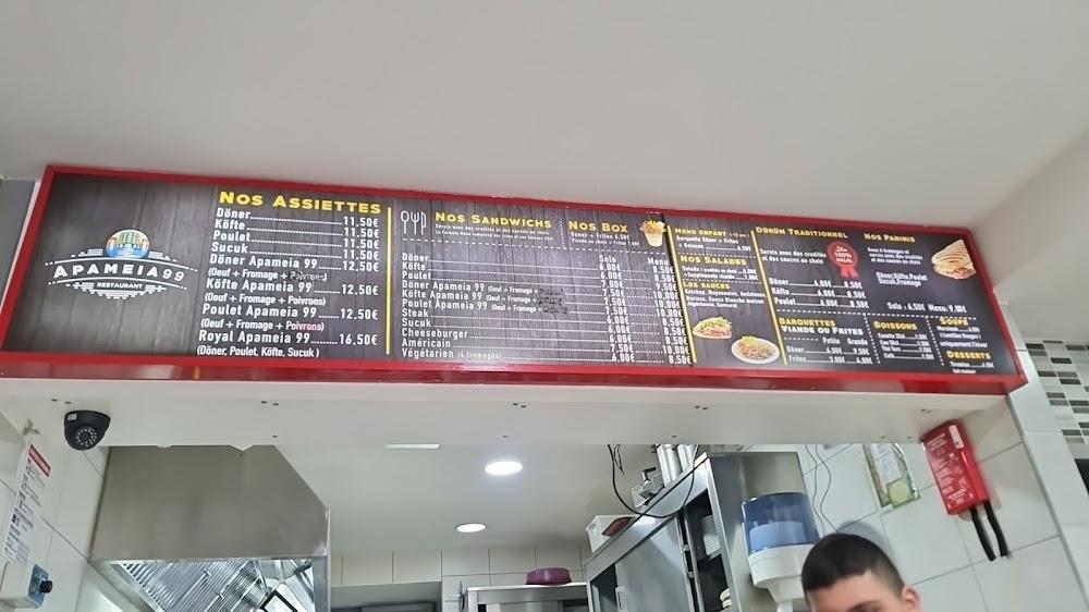 APAMEIA 99 - Menu Image 1